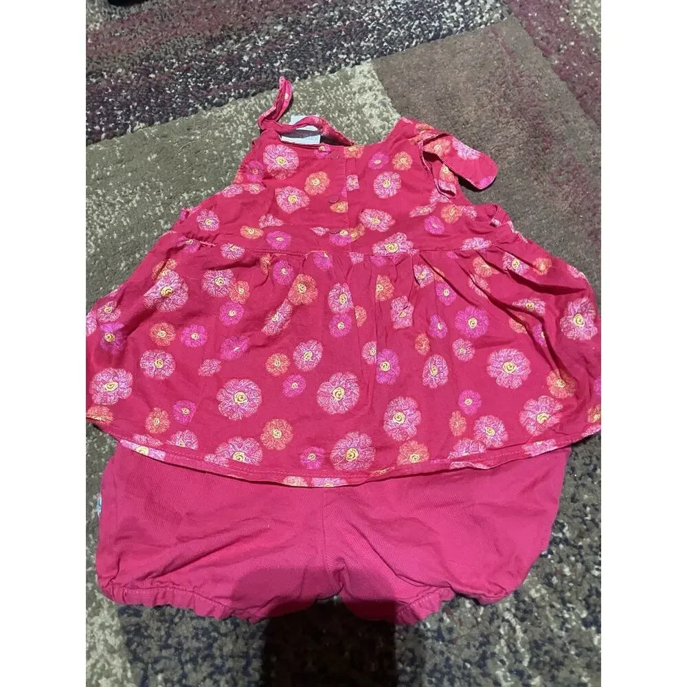 Carter’s Baby Girl Vintage Bubble Romper Baby 3-6 Months‎ Red Hungry Caterpillar